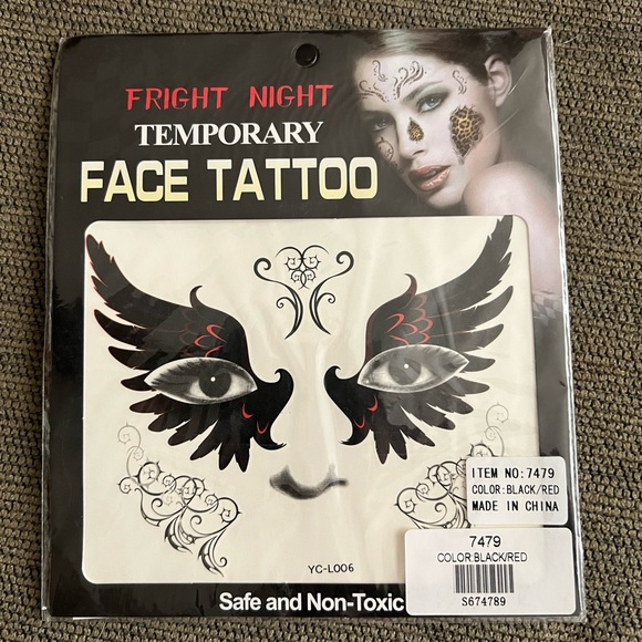 NWT Dolls Kill MADE TO FLY FACE STICKERS FACE JEWELRY MAKEUP ONE SIZE - Picture 2 of 3